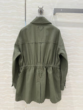 PRADA MOSS GREEN LONG COAT